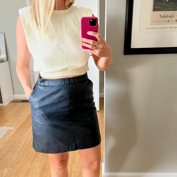 Topshop cream crop top size 6 - Picture 5 of 5